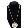 Image 1 : Snowflake Obsidian Pendant Necklace