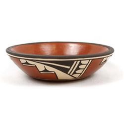 Zia Pottery Shallow Bowl by Eleanore Pino Griego
