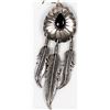 Image 2 : Native American Navajo Sterling Onyx Earrings
