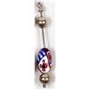 Image 6 : Silver Venetian Millefiori Bead Earrings