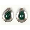Image 1 : Navajo Sterling Malachite Post Earrings