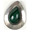 Image 2 : Navajo Sterling Malachite Post Earrings