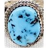 Image 2 : Navajo Sterling Turquoise Ring, Size 8.5