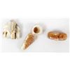 Image 3 : Mexican Onyx Pipe, Rabbit, and Pendant