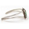 Image 4 : Navajo Old Pawn Sterling Turquoise Bracelet