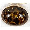 Image 2 : Sterling Amber Pendant Necklace