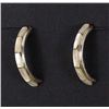 Image 1 : Zuni Sterling Inlay Earrings by Gloria Waseta