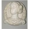 Image 1 : 1 MARBLE ROUNDEL BUST OF JENNY LIND, 10" high