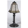 Image 1 : 1 HANDEL BOUDOIR LAMP with brickwork overlay