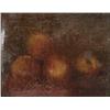 Image 2 : 1 STILL LIFE WITH PEACHES, 7 1/2"x9 1/2" oil