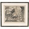Image 1 : 1 ANDRE DERAIN ETCHING, 11 1/8"x14", Landscap