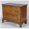 Image 1 : 1 CHIPPENDALE GRADUATED CHEST with ogee feet