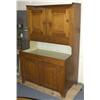 Image 1 : 1 PINE HIGHBACK DRYSINK, 44" wide, 67" high,