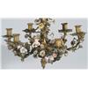 Image 2 : 1 FRENCH ROCOCO STYLE GILT BRONZE CHANDELIER