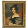 Image 1 : 1 PORTRAIT OF A LADY, 28"x23" o/b, CONDITION: