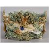 Image 1 : 1 FRENCH MAJOLICA CENTERPIECE, impressed "Fri