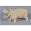 Image 1 : 1 JAPANESE CARVING OF A HIPPO, 2 3/4" long, C