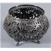 Image 1 : 1 SILVER REPOUSE BASKET, 6" diameter, marked