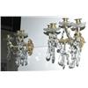 Image 1 : 1 PAIR OF FRENCH GILT METAL SCONCES, 11" high
