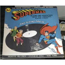 1 SUPERMAN RECORD, "The Flying Train" with tw