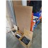 Image 2 : 14 sheets of pegboard and 5 boxes of pegboard hooks