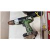 Image 3 : CAR VACUUM, HITACHI CORDLESS SAWZALL AND DRILL, LEVELS