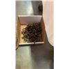 Image 2 : BOX OF METAL COAT HANGER HOOKS AND BOX OF RUBBER BANDS