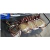 Image 1 : 30 racketball rackets & 6 vintage badminton and tennis rackets with guards