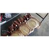 Image 2 : 30 racketball rackets & 6 vintage badminton and tennis rackets with guards