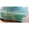 Image 3 : LOT OF 16 X 16 INCH GLASS PANELS WITH ENDTABLE BRACKETS
