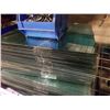 Image 7 : LOT OF 16 X 16 INCH GLASS PANELS WITH ENDTABLE BRACKETS