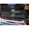 Image 8 : LOT OF 16 X 16 INCH GLASS PANELS WITH ENDTABLE BRACKETS