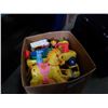 Image 5 : Box of vintage toys and 2 luggage cases