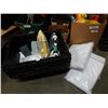 Image 1 : 2 fabric irons oliso and reliable with lot of single mattress bags