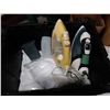 Image 2 : 2 fabric irons oliso and reliable with lot of single mattress bags