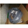 Image 2 : 2 BOXES OF MOUSE PADS, POWER BAR BOX, HEAT PAD, VISORS
