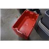 Image 7 : Lot of waste bins and red parts bins