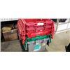 Image 2 : Stack of 5 storage totes with lids