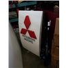 Image 2 : MITSUBISHI MOTORS SIGN WITH LIGHT BOX, NEEDS NEW BULBS