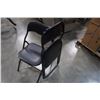 Image 3 : 2 BLACK FOLDING CHAIRS