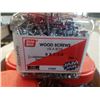 Image 2 : CASE OF 1 1/4 WOOD SCREWS