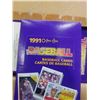 Image 5 : Box of unopened 1991 baseball cards