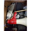Image 2 : Box of bullhorn, keyboard, power bar and more