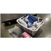 Image 1 : Laundry basket of new amazon overstock items
