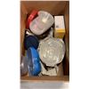 Image 2 : BOX OF PLASTIC CONTAINERS, TUPPERWARE, BAKEWARE