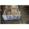 Image 3 : Two decorative metal candle holders and companionset