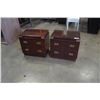Image 1 : PAIR OF DURHAM FURNITURE 2 DRAWER NIGHTSTANDS