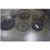 Image 3 : Lot of decorative metal Bowls and stand