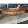 Image 7 : WOVEN BASKET, WOOD BOWL, COASTER SET AND STONE LIDDED DISH