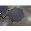 Image 2 : PAIR OF GREY HEXAGON ENDTABLES